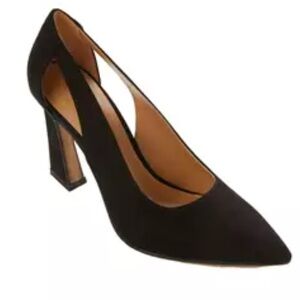 Crown & Ivy Azarria Faux Suede Heels - Black